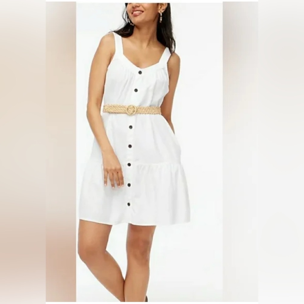 J. Crew factory women’s button front linen dress